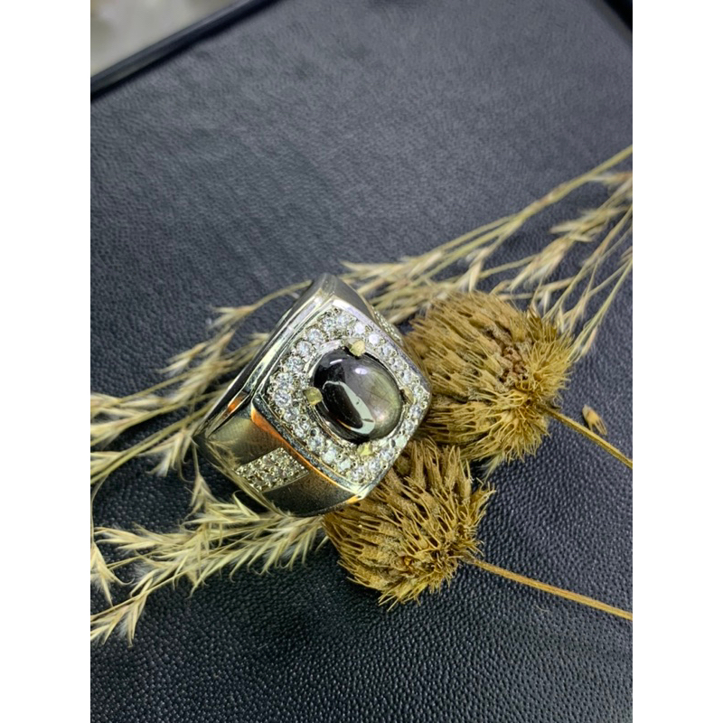 NATURAL BLACK SAFIR STAR ORIGIN THAILAND