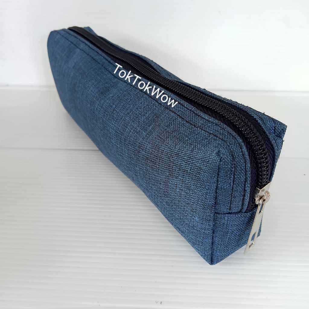 

kotak pensil Toscano Denim Tempat Pensil serbaguna