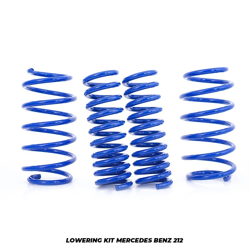 LOWERING KIT HSR BLUE MERCEDES BENZ W212 2010-2016