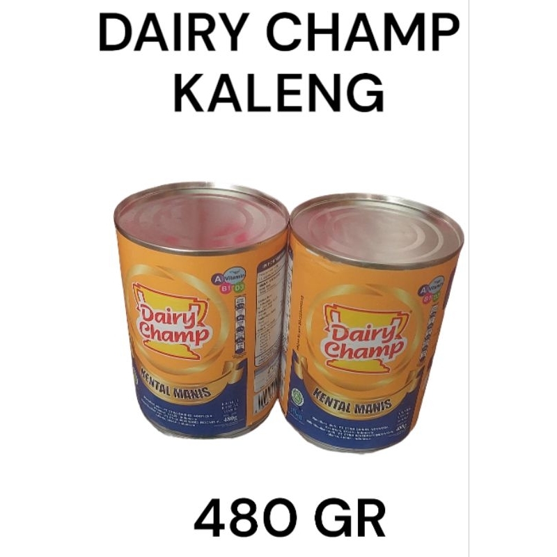 

Susu Kental Manis Dairy Champ kemasan kaleng 480 Gr