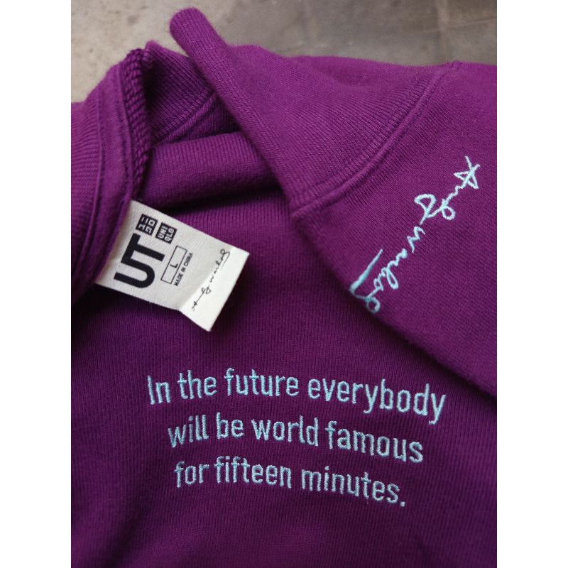 Crewneck Uniqlo UT x Andy Warhol size L