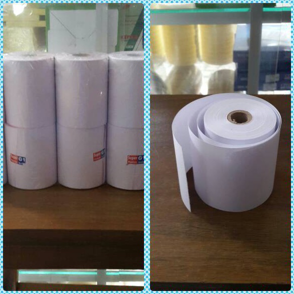 

D8EQF9936 Kertas struk kasirthermal paperkertas struk thermalroller kasir 6 x 75 1 ply 1 rollpack