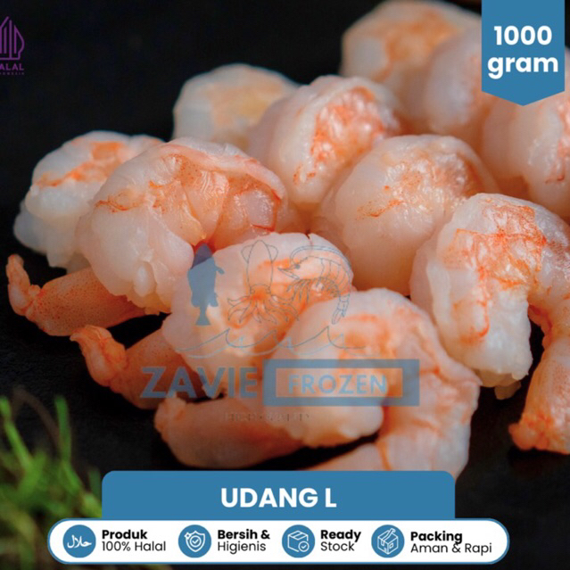 

[BEST SELLER] Udang Vaname kupas Fresh Higienis Size L 500GR