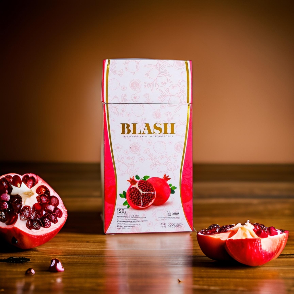 BLASH - (isi 10 sachet) Minuman fiber colagen collagen kolagen diet detox drink bpom
