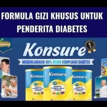 

KONSURE 500 GRAM KALENG READY ORIGINAL KONSURE AMEMRIKA USA KONSURE DIABETES