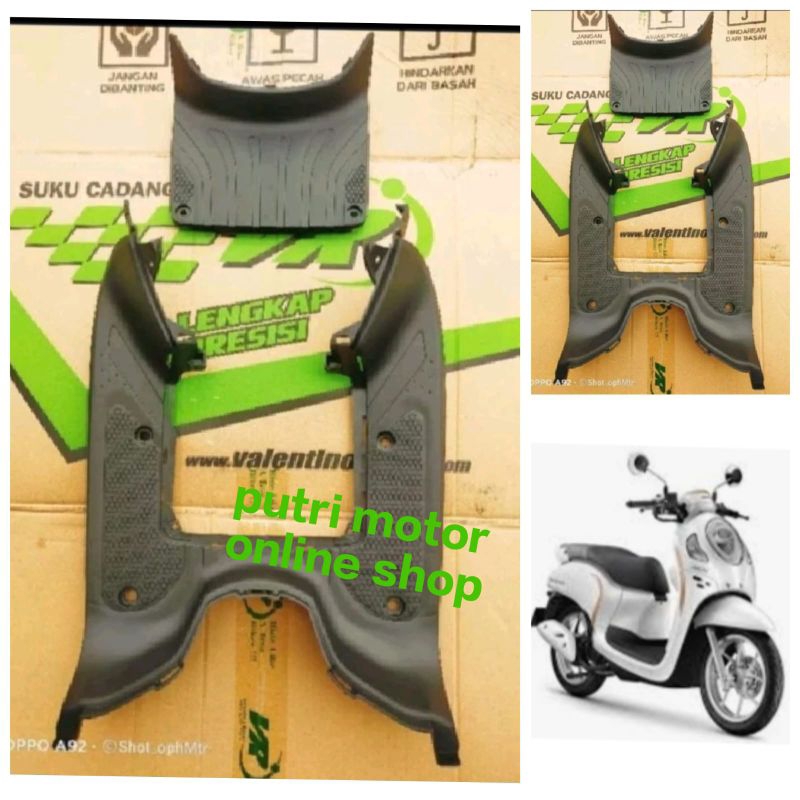 pijakan kaki footrest Scoopy 2020 2021 2022  2023