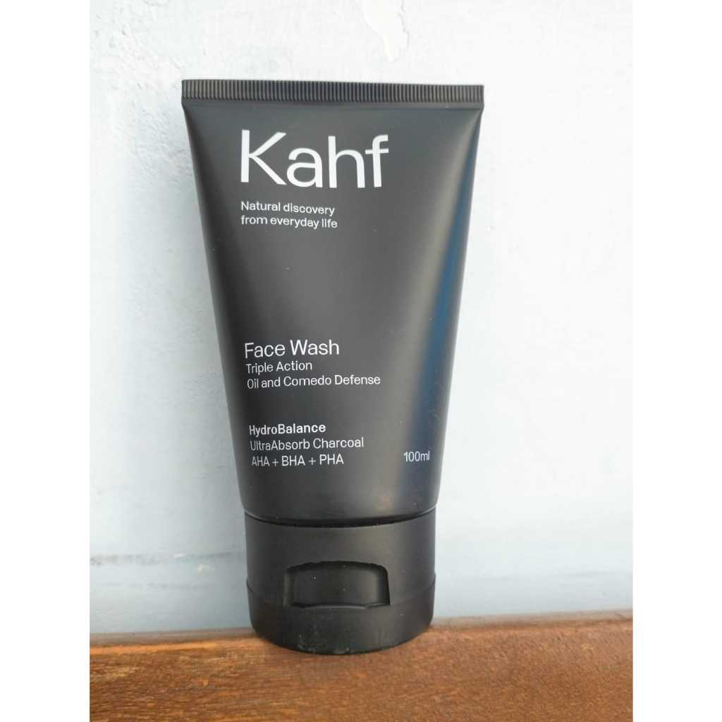 KAHF Face Wash Triple Action Oil And Coment Defense 100ml - KAHF OIL