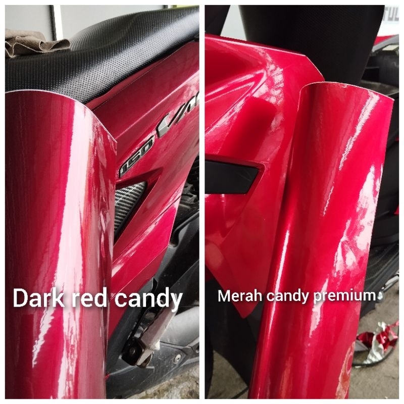 Stiker Skotlet Dark Red Candy Skotlet Motor Mobil Merah Candy