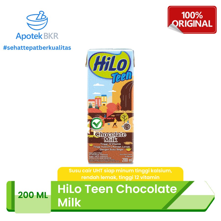 

HiLo Teen Chocolate 200ml (1 pc) -Susu Tinggi Kalsium