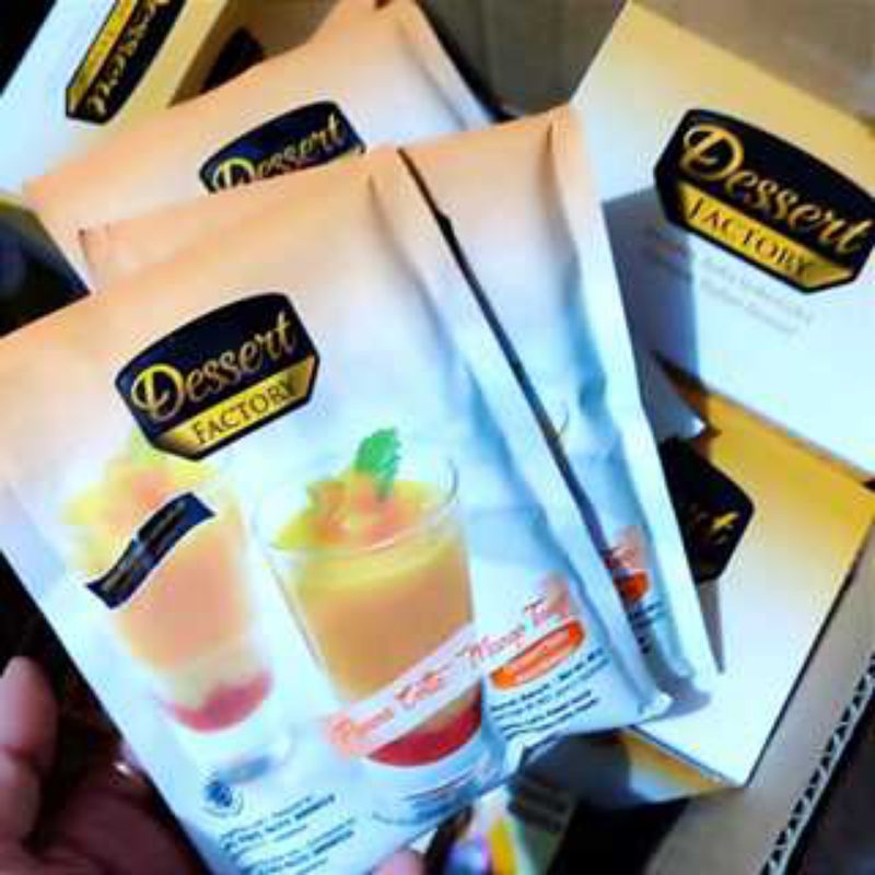 

panna cotta puding sashet//dessert factory panna cotta 77gram all variant