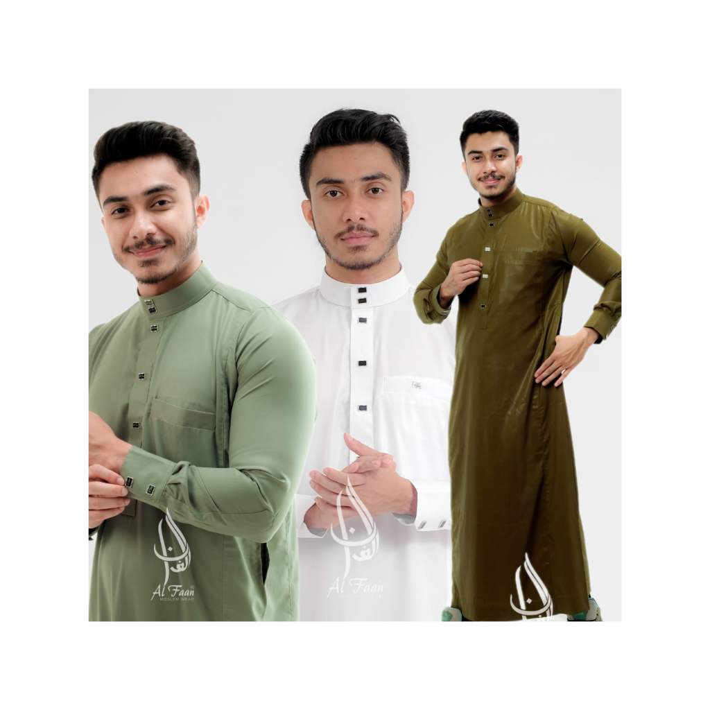 jubah pria gamis pria jubah mewah alfaan bordir jubah hitam jubah putih jubah gamis saudi jubba juba