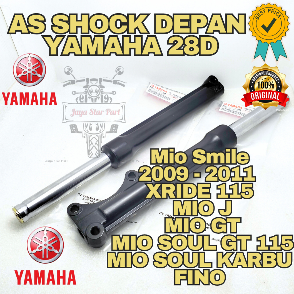 ORI AS SHOCK DEPAN SET MIO 28D AS SHOCK SET TABUNG MIO SMILE ,XRIDE 115 ,MIO J ,MIO GT ,MIO SOUL GT