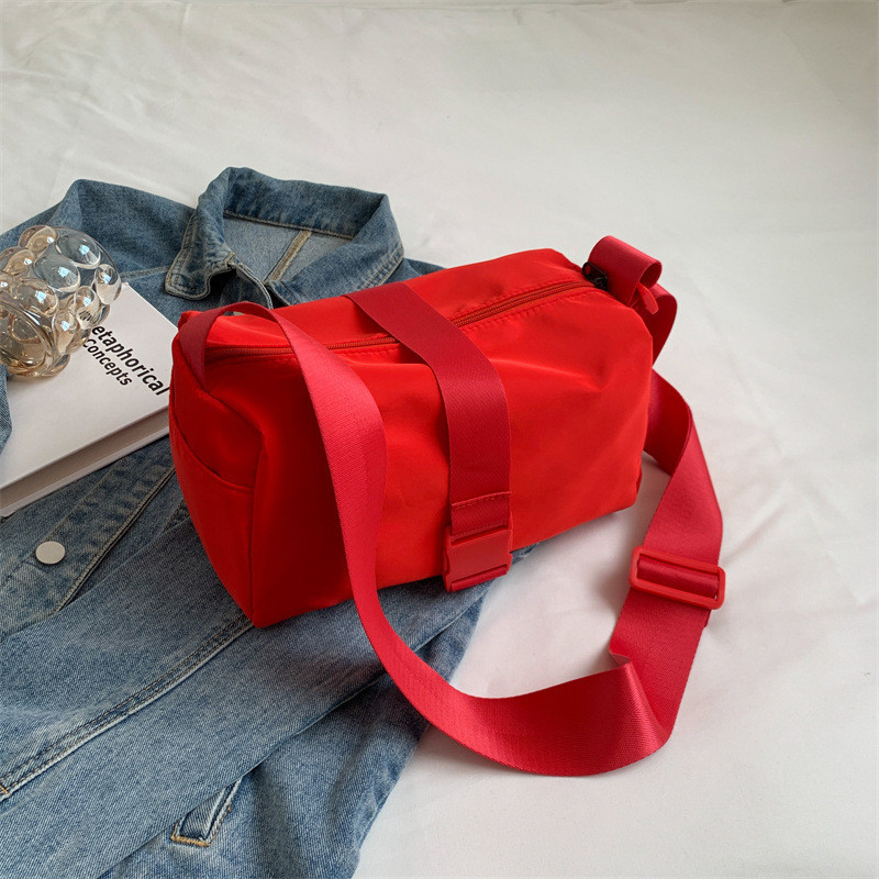 Tas Selempang Kain Oxford, Tas Kebugaran Modis dan Kelas Atas, Tas Roti Bakar Satu Bahu Kasual Warna