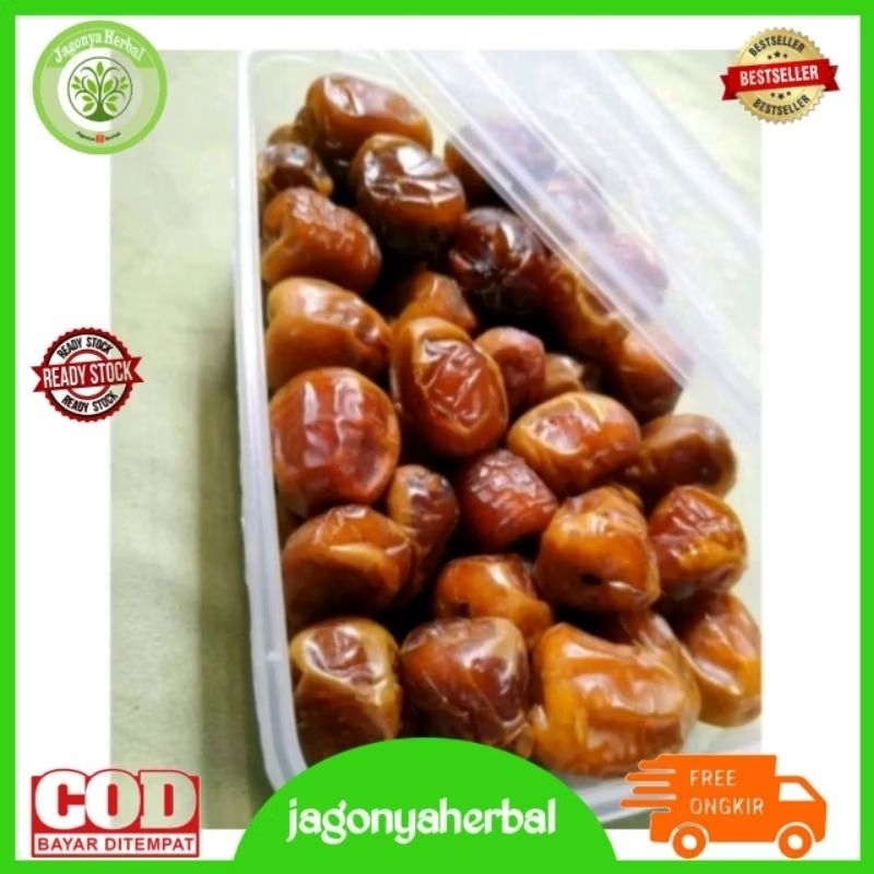 

KURMA SUKARI AL - QASSIM GRADE A ASLI MADINA 500 GRAM