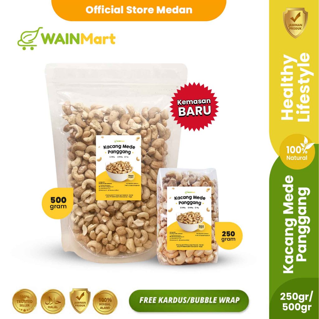 

Kacang Mede Oven Original Super Kacang Mete Gurih Snack Cemilan