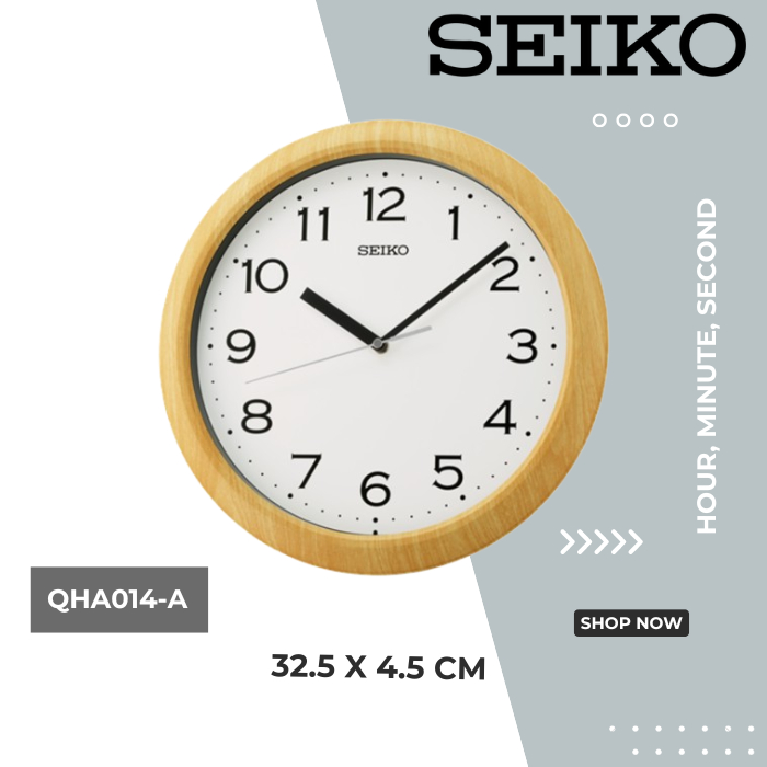JAM DINDING SEIKO QHA014 ORIGINAL JAPAN