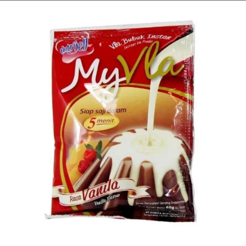 

Nutrijell My Vla Rasa Vanilla / Coklat 63gr