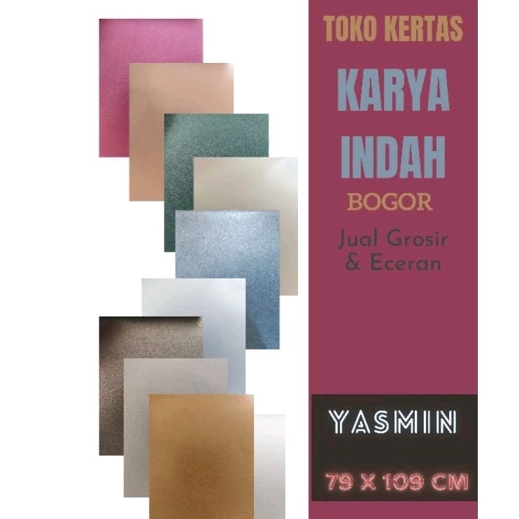 

Kertas Yasmin Tebal dan Tipis dijual per lembar