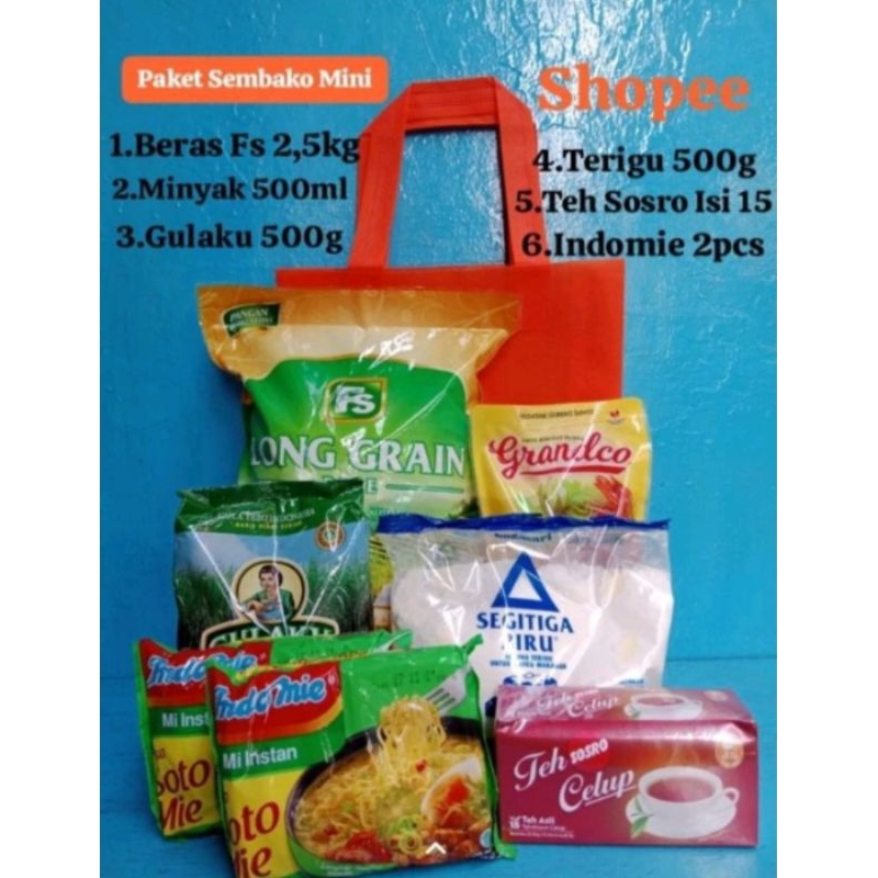 

Paket Sembako D 6 Macam