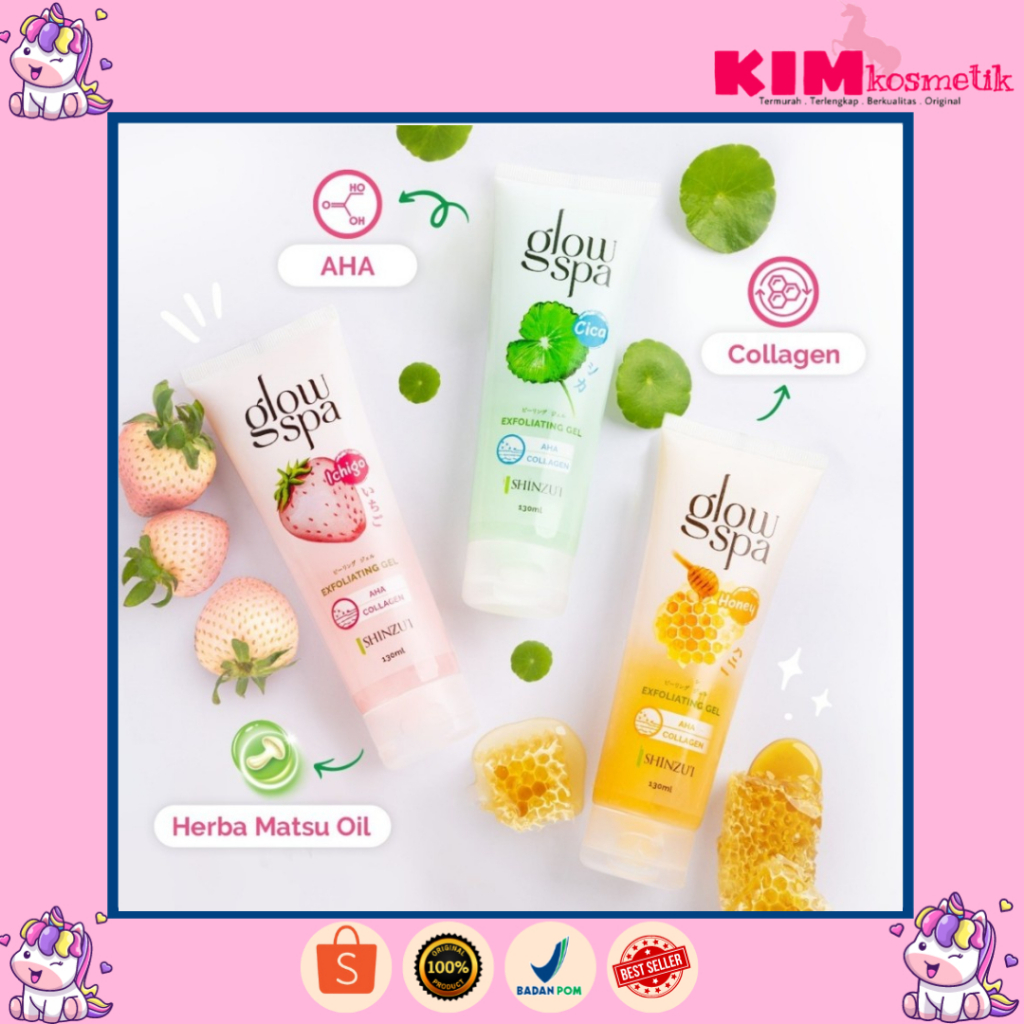 Shinzui Glow Spa Exfoliating Gel 260ml - Exfoliating Gel