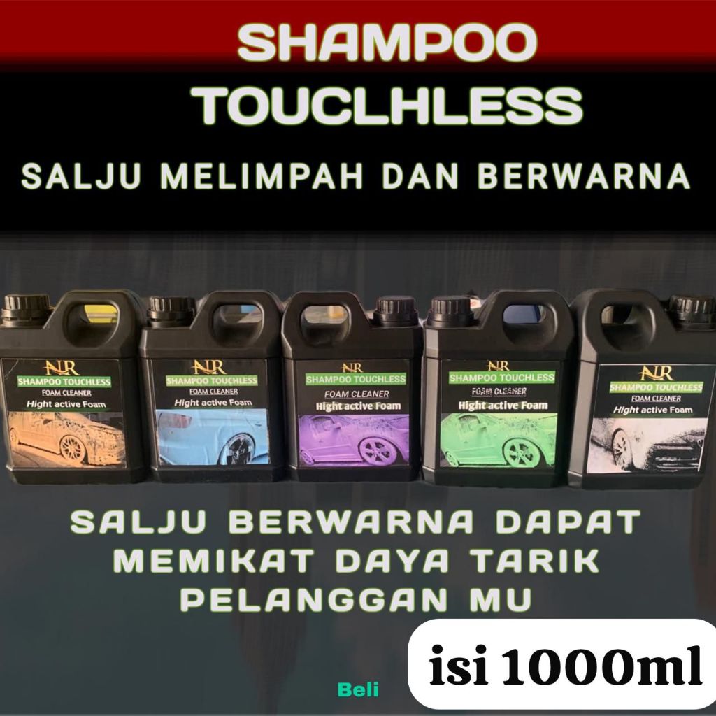 shampoo toucless cuci motor tanpa sentuh sabun cuci motor mobil