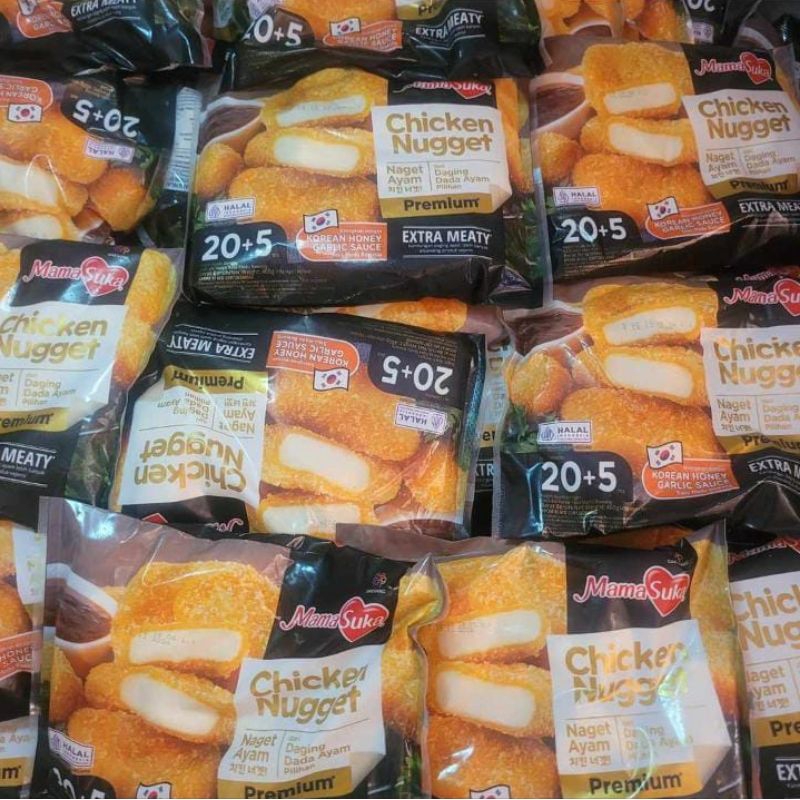 

mamasuka chicken nugget premium isi 25