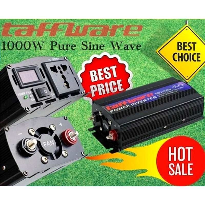 Power Inverter Taffware 12v 1000W PSW