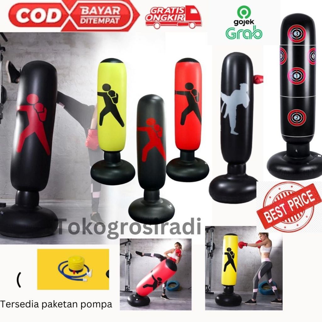 Samsak Tinju Berdiri Dewasa Standing Boxing Angin