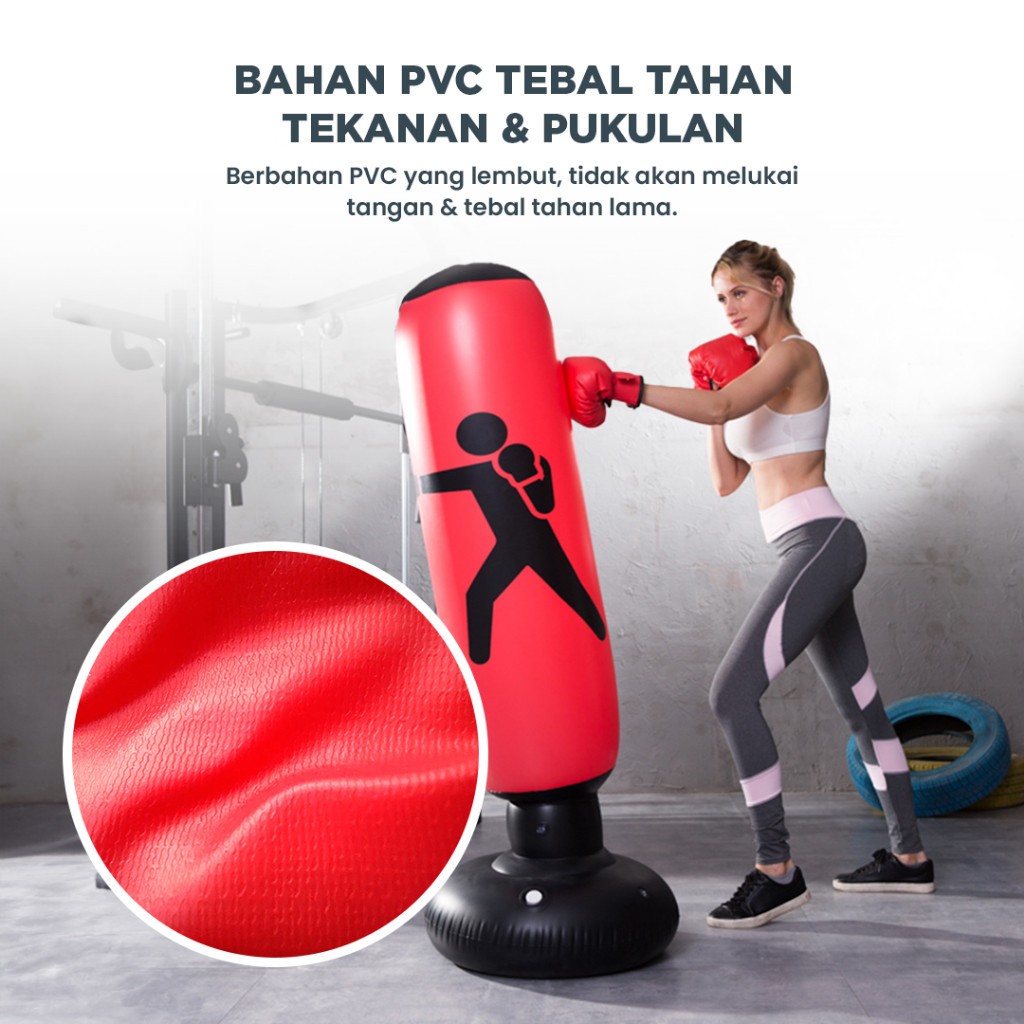 DISKON SAMSAK TINJU BERDIRI DEWASA STANDING BOXING ANGIN