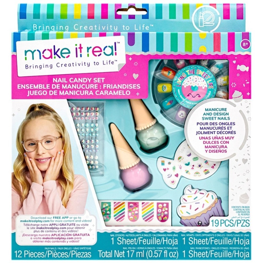 Mainan Anak Kuku Palsu Make It Real Nail Candy Set