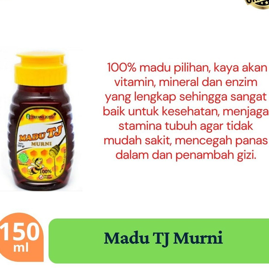 

Madu Tj Murni 150 Gr / Madu Murni Tresnojoyo