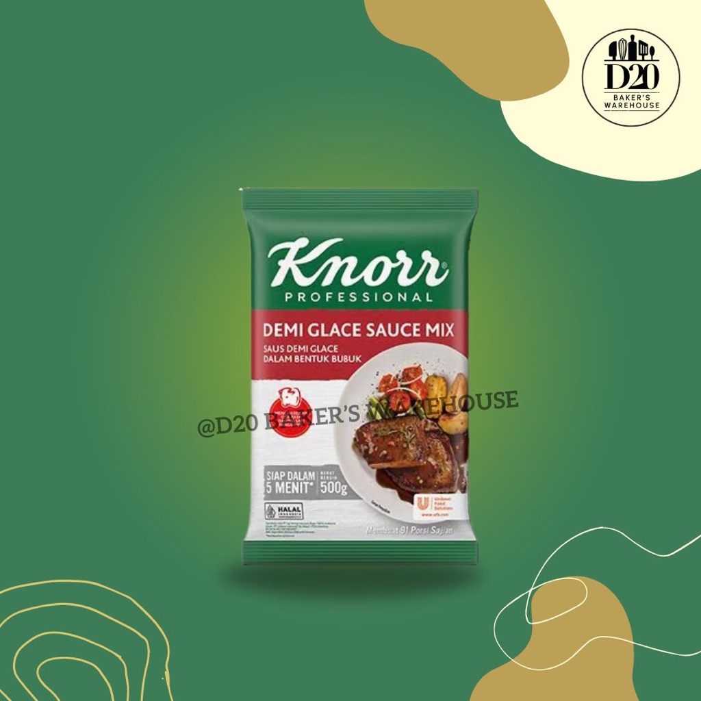 

Knorr Saus Demi Glace Sauce Mix 500gr