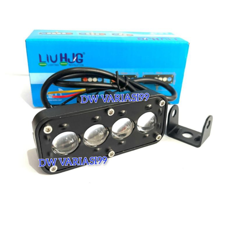 Lampu Tembak Laser LED Model Kotak Laser Devil Merah Merek Lui HJG