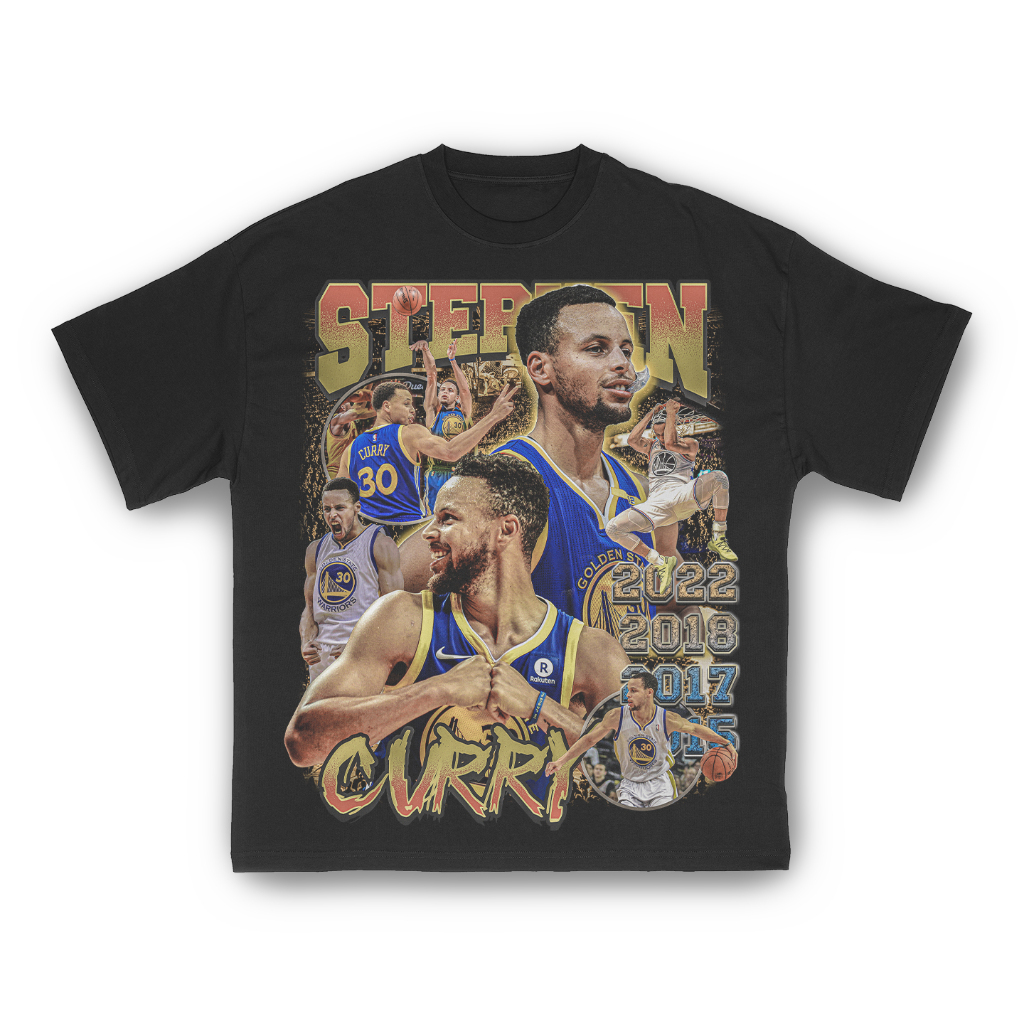 KAOS/BAJU STEPHEN CURRY | BOOTLEG | VINTAGE | SPORT | NBA | RAP TEE