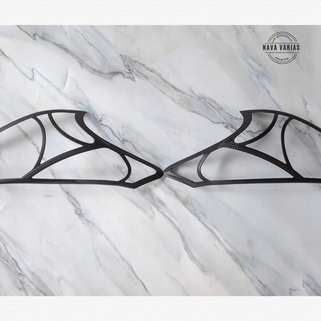 Garnish Depan Avanza Cover Lampu Garnish Depan Mobil All New Avanza Xenia 2012 - 2012 Hitam Premium