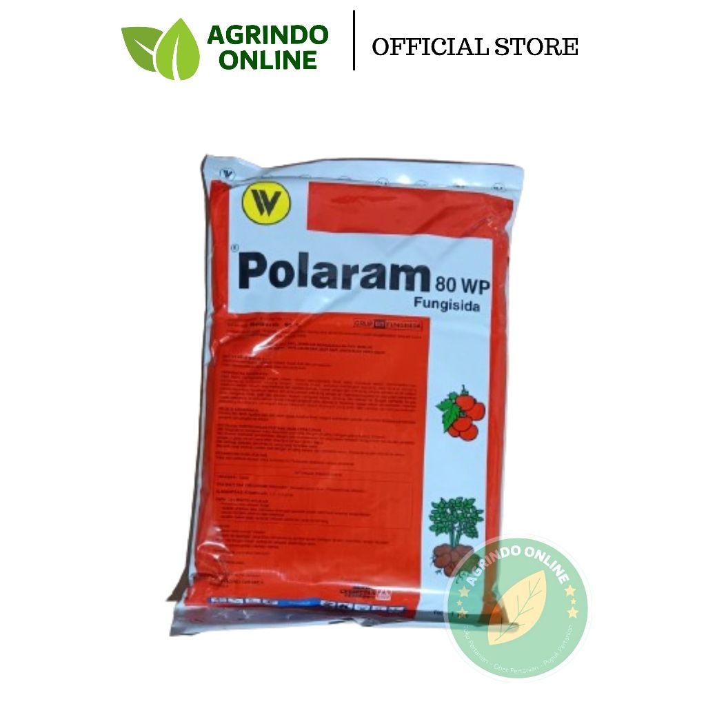 POLARAM KUNING 80 WP - FUNGISIDA MANKOZEB 1 KG