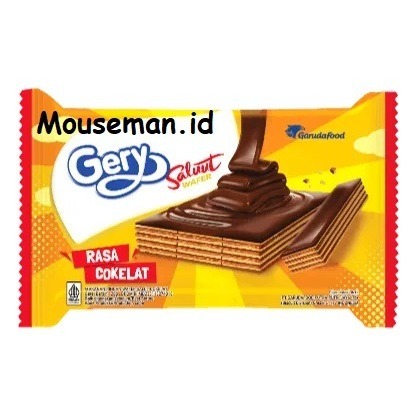 

Gery Saluut Wafer Salut Rasa Cokelat 15gr