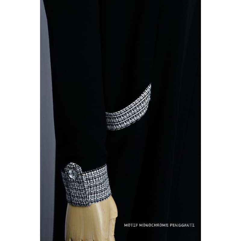 Gamis Black series monochrome khairana