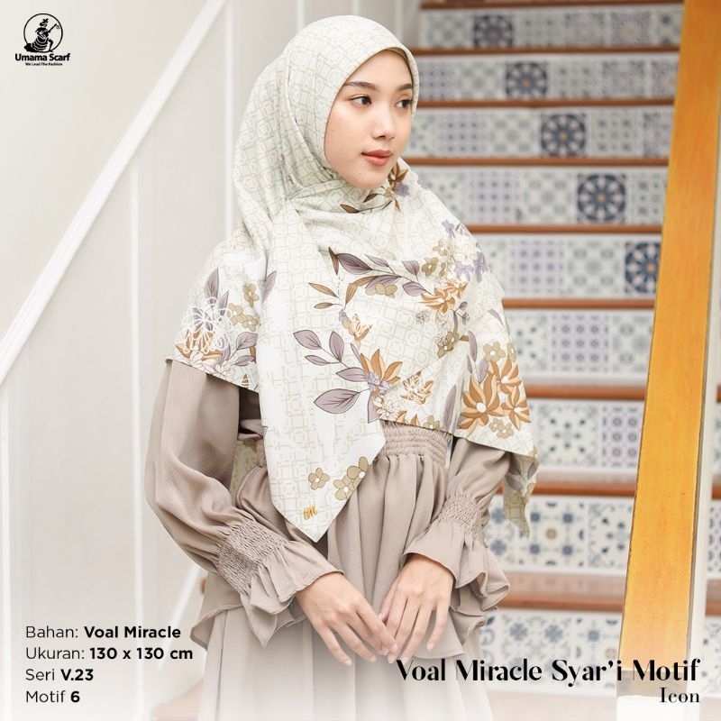 SEGIEMPAT SYARI JUMBO HIJAB ADEEVHA SCARF JILBAB PREMIUM KERUDUNG SEGI4 UMAMA MOTIF SQUARE