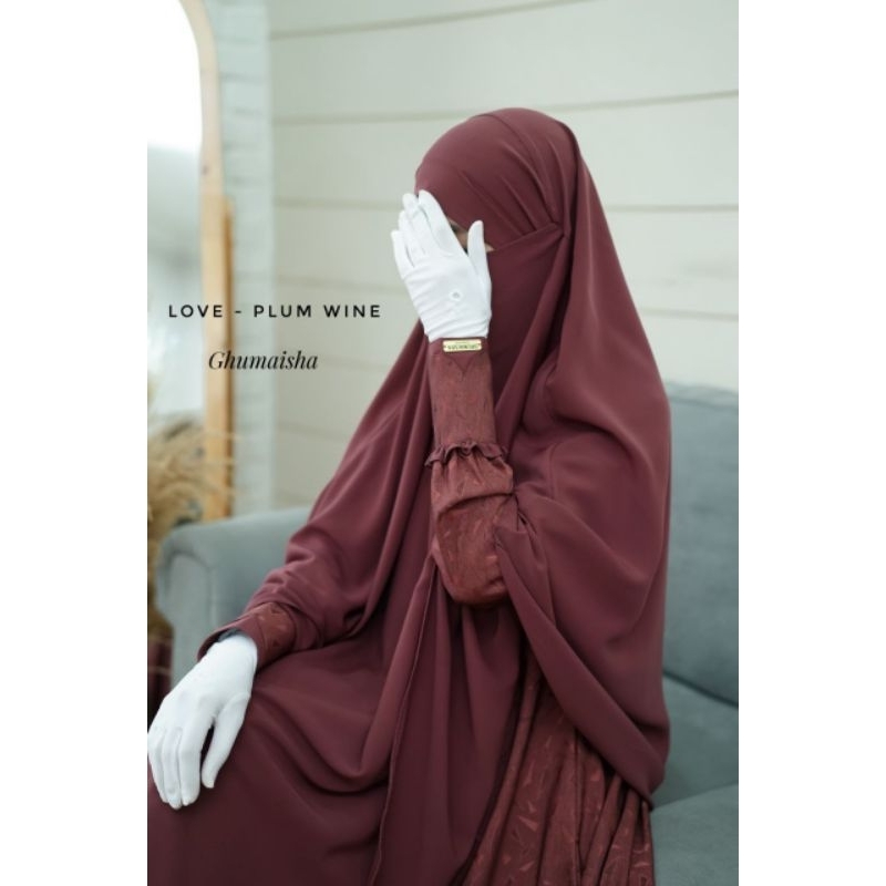 SET GAMIS LOVE SERIES by GHUMAISHA COLLECTION