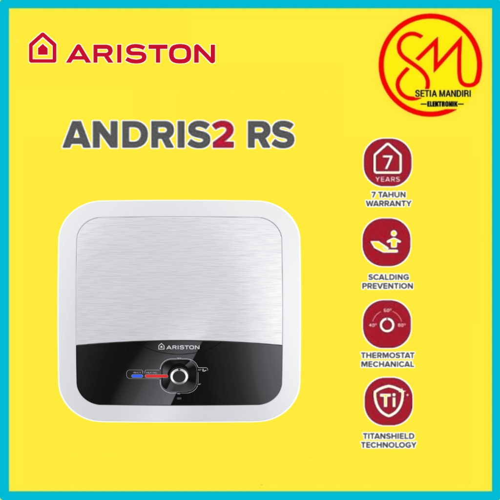 Ariston Water Heater Andris2 RS 15 Liter / 30 liter AN2RS15L AN2RS30L 350 Watt