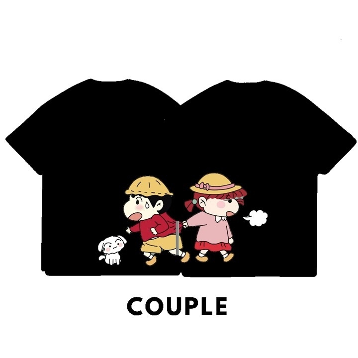 Kaos Couple DTF Sinchan / T-shirt Sinchan