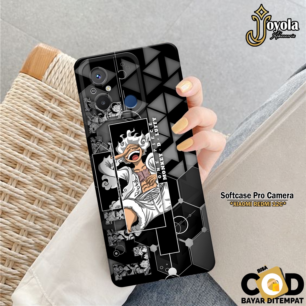 JOYOLA Case XIAOMI REDMI 12C - Fahion Case Anime - Softcase XIAOMI REDMI 12C - Pro Camera - Casing X