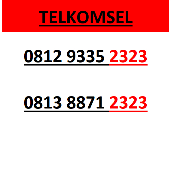 nomor cantik telkomsel simpati seri abab 2323 murah lengkap wn84 200