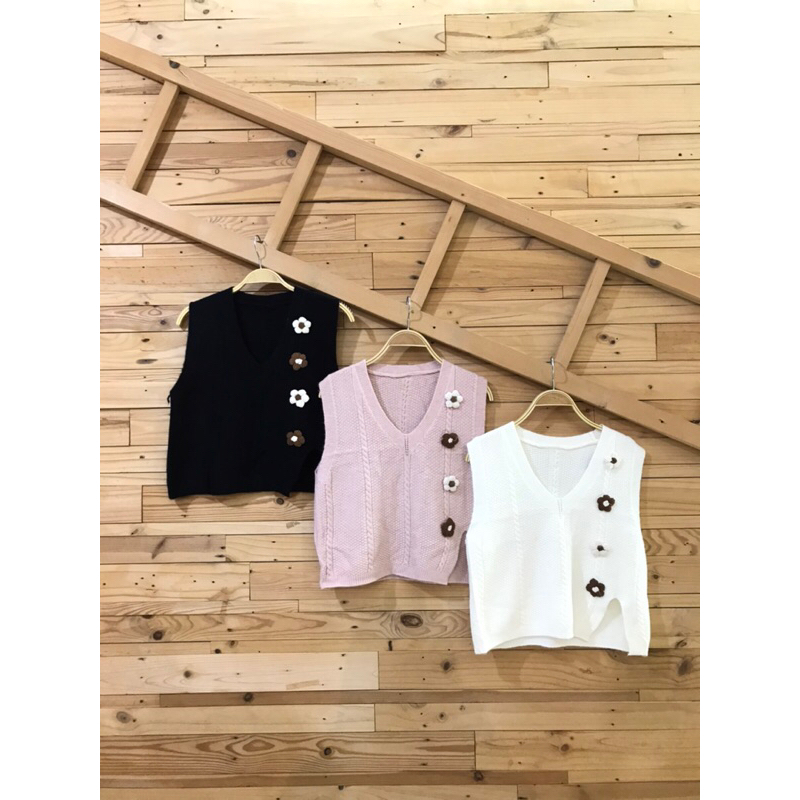 VEST RAJUT/VEST KEKINIAN/VEST RAJUT IMPORT/ATASAN WANITA