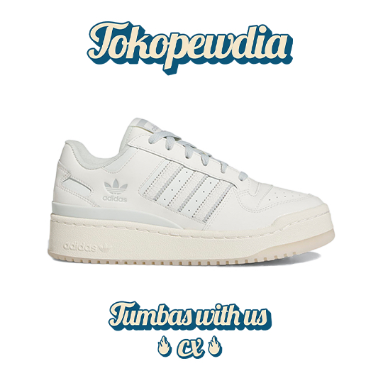 Adidas Forum Bold Stripes Cloud White Crystal Jade (IG3973)