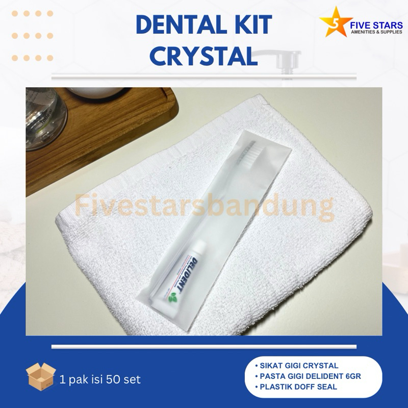 Dental Kit Hotel kemasa doff lengkap sikat dan pasta gigi
