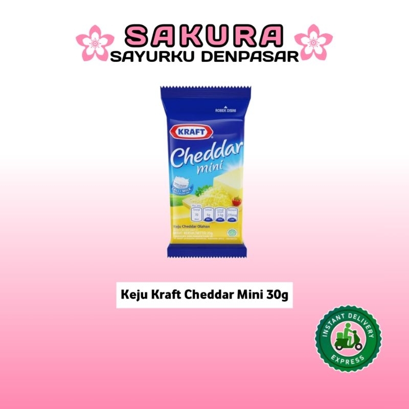 

Keju Kraft Cheddar Mini 30g - SAKURA