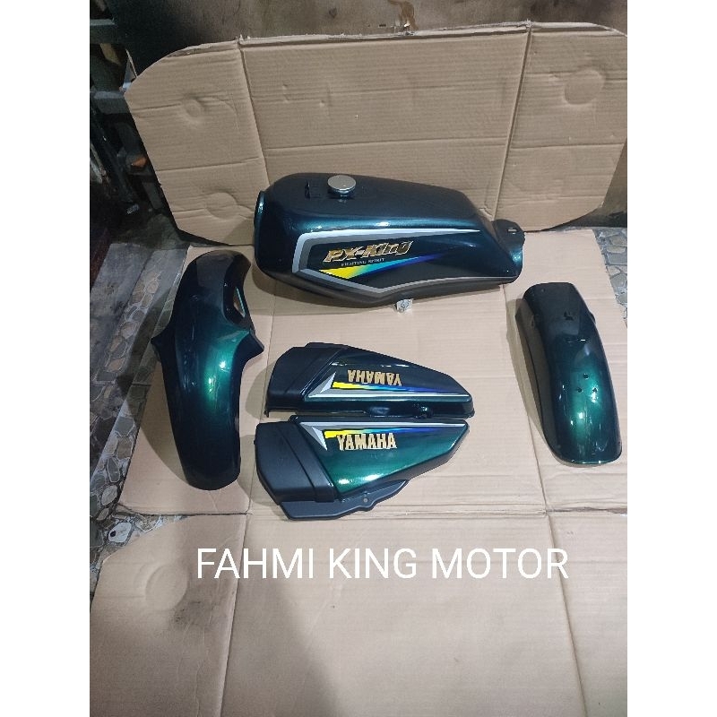 TANGKI BAJU SET RX KING HIJAU BOTOL TH 2001 GRES COPY ORIGINAL FULL SETT