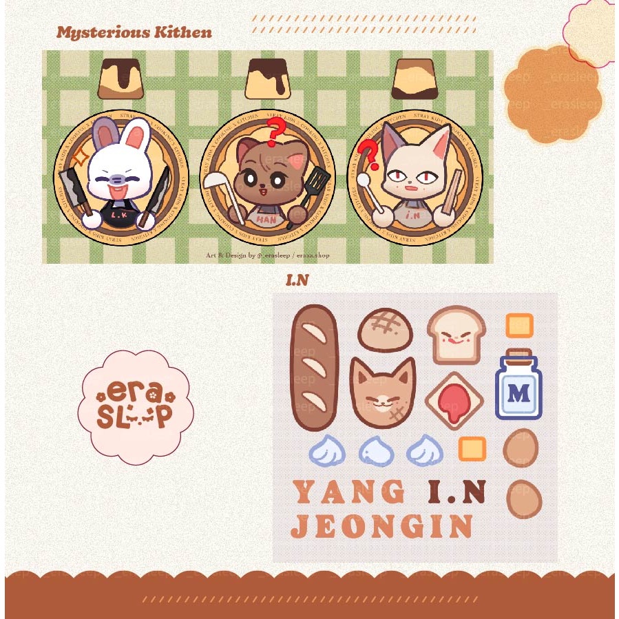 

STIKER SHEET STRAY KIDS/ SKZ/ SKZOO